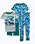 Pijama Infantil 2 Conjuntos, Estampa de Dinossauros, Kirkland - Imagem 1