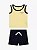 Conjunto infantil, Regata Amarela com Shorts Preto, Tommy Hilfiger - Imagem 1