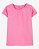 Camiseta infantil, Básica Rosa Pink, Carter's - Imagem 1