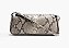 Bolsa de Ombro Compacta, Estampa Snakeskin Greige, H&M - Imagem 1
