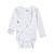 Kit com 3 Bodys de Bebê, Transpassado Manga Longa, Branco, Gerber - Imagem 3