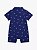Macacão Curto de Bebê, Azul Marinho Estampa Âncoras com Gola Polo, Tommy Hilfiger - Imagem 2