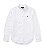 Camisa Manga Longa Infantil, Algodão Oxford, Branca, Polo Ralph Lauren - Imagem 1