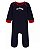 Macacão Bebê com Pezinhos, Drop Needle Logo Footed Coverall, Azul Marinho, Tommy Hilfiger - Imagem 1