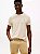 Camiseta Masculina, Bege Mesclado com Logo, Tommy Hilfiger - Imagem 2