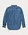Camisa Manga Longa Infantil, Cambraia, Jeans Dark Blue, Polo Ralph Lauren - Imagem 2