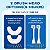 Escova Dental Elétrica Infantil em U, Azul, 360° Cleaning Sonic Toothbrush, DYCROL - Imagem 5