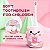 Escova Dental Elétrica Infantil em U, Rosa, 360° Cleaning Sonic Toothbrush, DYCROL - Imagem 4