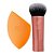 Kit Pincel e Esponja de Maquiagem, Mini Travel Duo, 2 Unidades, Real Techniques - Imagem 2