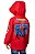 Jaqueta Infantil Impermeável com Capuz, Homem Aranha, Character Kids - Imagem 4