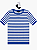 Suéter Feminino Tricot Manga Curta, Listras Azul e Branco, Tommy Hilfiger - Imagem 1