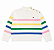 Suéter Infantil Gola Alta Listrado, Off White Multicolorido, Tommy Hilfiger - Imagem 1