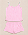 Conjunto Pijama Feminino, Listrado Branco e Vermelho, Calvin Klein - Imagem 2