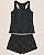 Conjunto Pijama Feminino, Preto com Logo Branco, Calvin Klein - Imagem 2