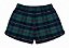 Short Pijama Feminino Flanelado, Xadrez Verde e Azul, Gap - Imagem 2