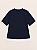 Blusa Manga Curta Feminina com Sobreposição, Preta, Design History - Imagem 2
