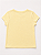 Camiseta Infantil Manga Curta, Amarelo Claro com Logo Floral, Gap - Imagem 2