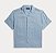 Camisa Manga Curta Infantil, Linho, Azul Claro, Polo Ralph Lauren - Imagem 1