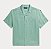 Camisa Manga Curta Infantil, Linho, Verde Claro, Polo Ralph Lauren - Imagem 1