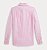 Camisa Manga Longa Infantil, Linho, Listras Rosa e Branca, Polo Ralph Lauren - Imagem 2
