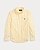 Camisa Manga Longa Infantil, Algodão Popeline, Listras Amarelo e Branco, Polo Ralph Lauren - Imagem 1