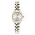 Relógio Feminino Analógico, Pulseira Bicolor, Time and Tru - Imagem 1