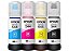 Kit 4 Cores Refil Tinta Epson Original T544 L3110 L3150 Preto, Magenta, Amarelo e Cyan - Imagem 1