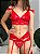 Conjunto Princess em Renda com Cinta Liga - Imagem 3
