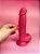 Dildo Super Realístico com Dupla Camada de Pele 20,3 x 4,0cm Rosa - Imagem 1
