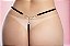 Calcinha Fio Sensual em Tule com Frase "Safada" - Imagem 1