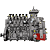 Bomba Injetora Motor Komatsu D615 F01G0V0008 - Imagem 1