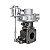 Turbocompresor IHI AS12 VA420081 Mahle TC0210612 805851 - Imagem 2