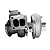 Turbocompressor BW 171845 OEM 10R-0370 10R-0823 805867 - Imagem 3