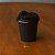 Copo Papel Preto 110ml Bio com Tampa Bico Preta - 100un - Imagem 3