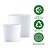 Pote Papel Branco 100ml Biodegradável - 800un - Imagem 2