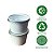 Pote Papel Branco 100ml Bio com Tampa Plana - 800un - Imagem 2