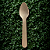 Mini Colher Madeira Premium 11cm Biodegradável - 100un - Imagem 4