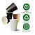 Copo Papel Preto 200ml Biodegradável Térmico - 50un - Imagem 2