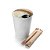 Copo Papel Branco 200ml Biodegradável Térmico - 50un - Imagem 4