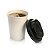Copo Papel Branco 200ml Bio C/ Tampa Bico Preta - 50un - Imagem 3