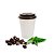 Copo Papel Branco 200ml Bio C/ Tampa Bico Preta - 50un - Imagem 5