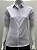 CAMISA SOCIAL FEMININA MANGA CURTA COM ELASTANO - Imagem 1