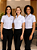 Camisa Social Feminina Manga Curta com Elastano para Uniforme Profissional - Imagem 6