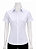 Camisa Social Feminina Manga Curta com Elastano para Uniforme Profissional - Imagem 2