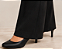 Calça Bailarina Feminina Profissional com Elastano – Preto e Marinho | ELI Uniformes - Imagem 4