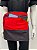 AVENTAL 1/2 SAIA JEANS PRETO DETALHE VERMELHO - Imagem 1
