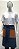 AVENTAL JEANS AZUL COM BOLSO COURINO - Imagem 3