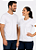Camiseta Unissex Básica 100% Algodão Manga Curta para Uniforme Profissional - Imagem 5