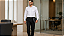 Calça Social Masculina com Elastano – Preto e Marinho | ELI Uniformes - Imagem 8