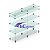Balcão de atendimento 1.00M/comprimento (2 box de 50 cm) - Imagem 1